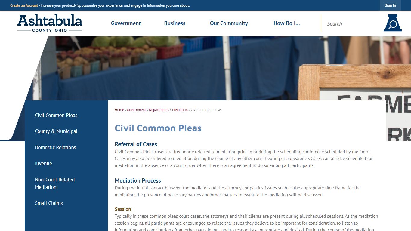 Civil Common Pleas | Ashtabula County, OH - Official Website